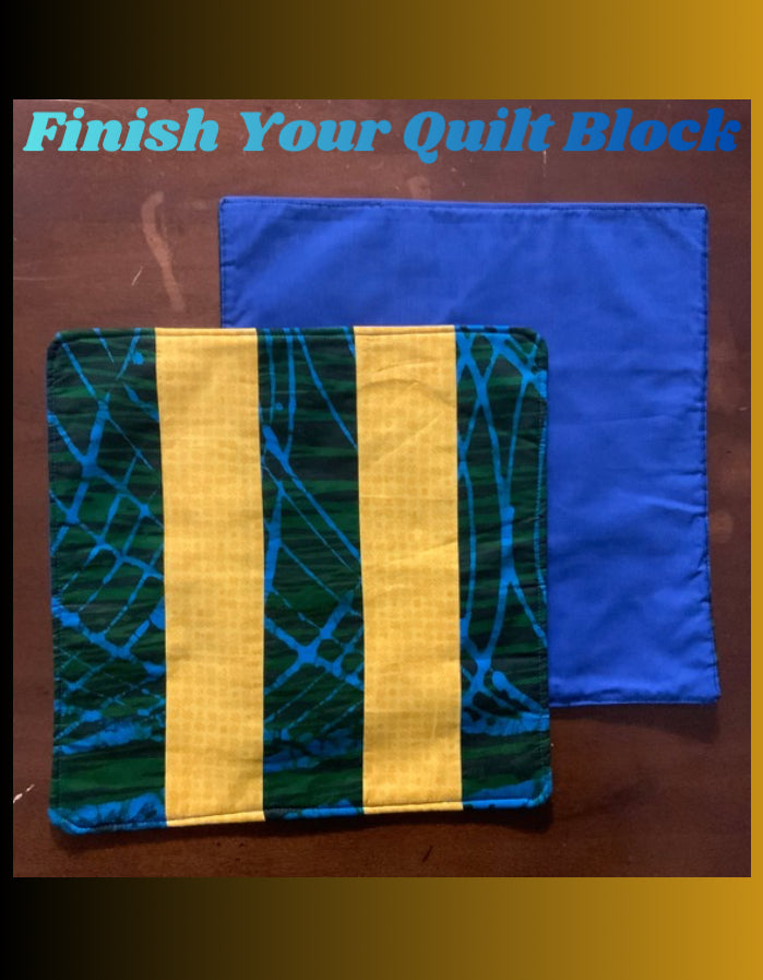 Finish Your Quilt Block Workshop