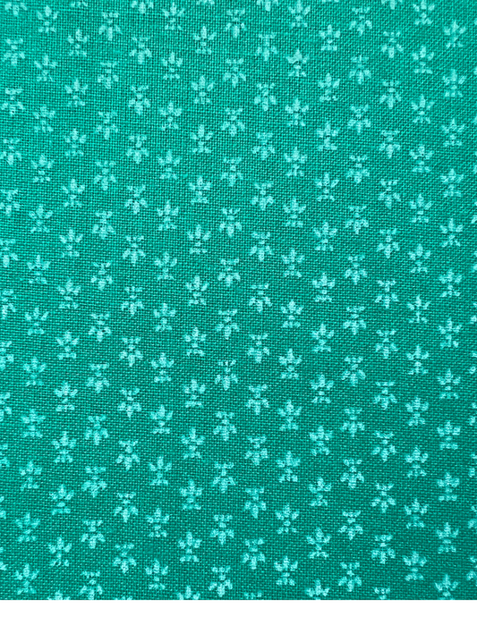 Green Mini Flower Fat Quarter