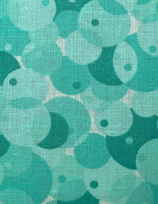 Green Bubbles Fat Quarter