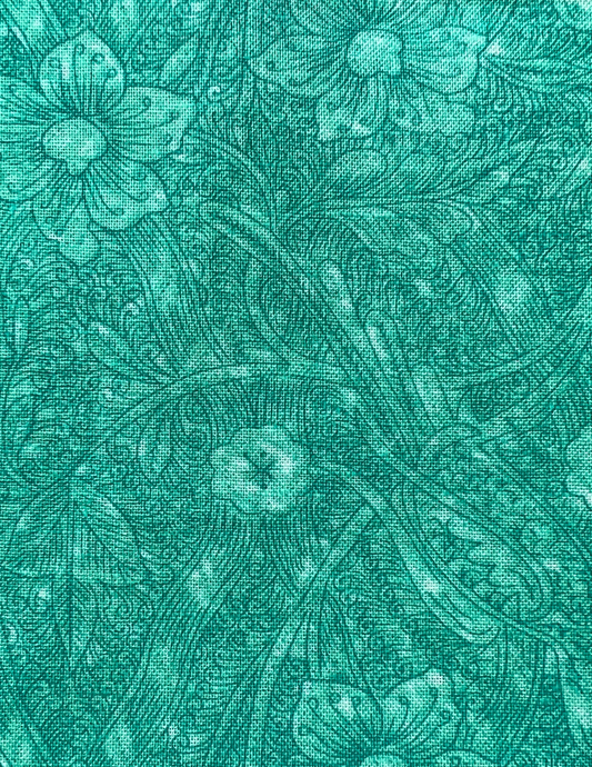 Green Amazon Scene Fat Quarter