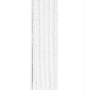 1 Inch Wide White Knit Elastic by the Yard